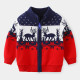 18M-6Y Toddler Boys Christmas Zipper Turtleneck Sweater  Boys Clothing  