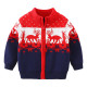 18M-6Y Toddler Boys Christmas Zipper Turtleneck Sweater  Boys Clothing  