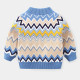 18M-6Y Toddler Boys Wavy Pattern Zipper Turtleneck Sweater  Boys Clothing  