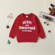 3-7Y Toddler Christmas Tree Letter Long Sleeve Sweatshirt  Toddler Boutique Clothing  