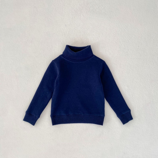 2-10Y Kids Sweaters High Collar Knitted Pullover Bottoming Tops 12 Colors  Toddler Boutique Clothing  