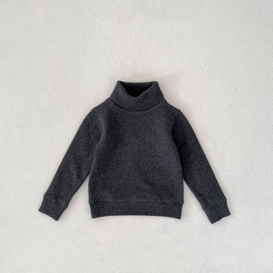 2-10Y Kids Sweaters High Collar Knitted Pullover Bottoming Tops 12 Colors  Toddler Boutique Clothing  