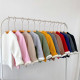 2-10Y Kids Knitted Sweaters Solid Color Pullover Bottoming Tops  Toddler Boutique Clothing  