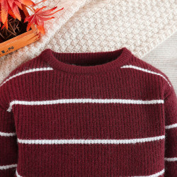 12M-5Y Toddler Boys Striped Knit Sweater  Boys Boutique Clothing  