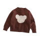 18M-6Y Toddler Boys And Girls Bear Knitted Sweater  Toddler Boutique Clothing  