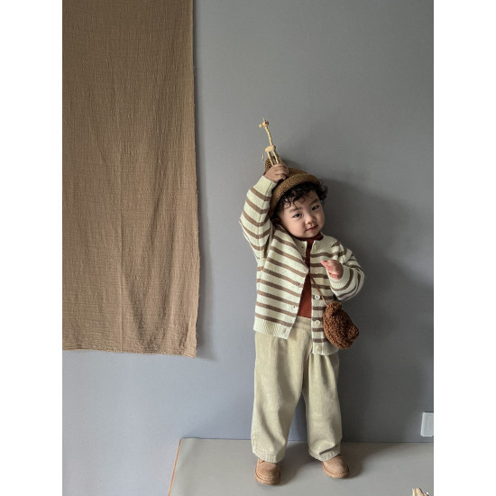 9M-6Y Toddler Striped Knitted Cardigan  Toddler Boutique Clothing  