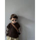 9M-6Y Toddler Round Neck Striped Sleeve Pullover Vintage Knit  Toddler Clothing  