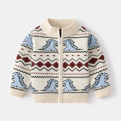Dinosaur  Cardigan Toddler Boy  