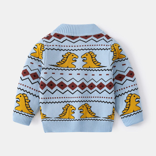 Dinosaur  Cardigan Toddler Boy  