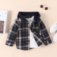 3-7Y Toddler Boys Long Sleeve Hooded Plaid Jackets  Boys Clothing  