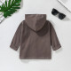 9M-4Y Toddler Boys Single Breasted Hooded Jacket  Boys Boutique Clothing  