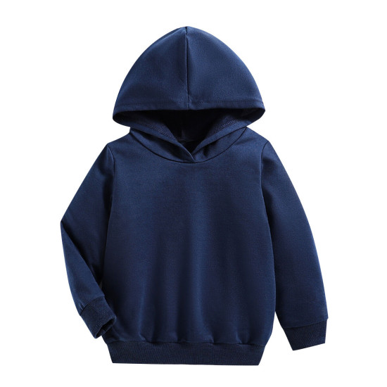 18M-6Y Toddler Solid Color Long Sleeve Hoodie  Toddler Boutique Clothing  