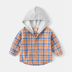 18M-6Y Toddler Boys Plaid Hooded Jackets  Boys Boutique Clothing  