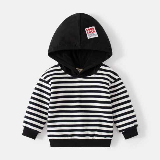 18M-6Y Toddler Boys Striped Hoodies  Toddler Boy Clothes  