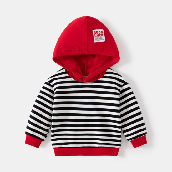 18M-6Y Toddler Boys Striped Hoodies  Toddler Boy Clothes  