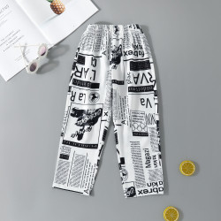 18M-9Y Kids Boys Letter Print Personalized Trousers  Kids Boutique Clothing  