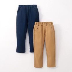 12M-6Y Toddler Boys Solid Color Trousers Two-Piece  Boys Boutique Clothing  