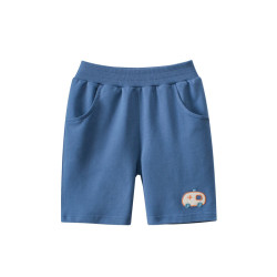 18M-7Y Toddler Boy Cartoon Ambulance Print Shorts  Boys Clothes  