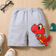 2-7Y Toddler Boys Summer Dinosaur Cartoon Print Shorts  Boys Clothing  