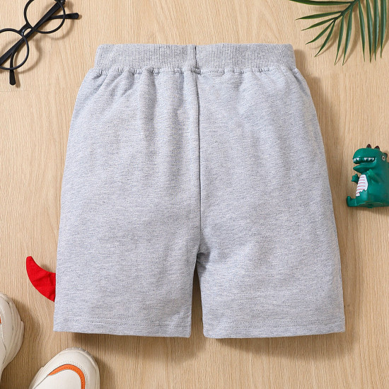 2-7Y Toddler Boys Summer Dinosaur Cartoon Print Shorts  Boys Clothing  