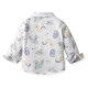 18M-7Y Toddler Boys Suit Sets Cartoon Bowtie Shirt & Suspender Pants  Boys Clothing  