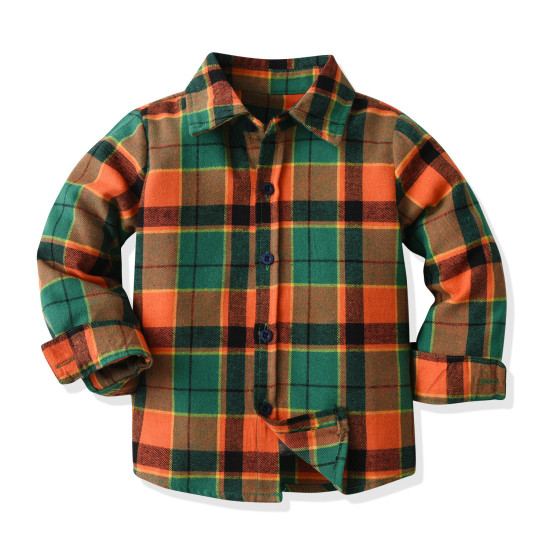 18M-7Y Toddler Boys Birthday Sets Plaid Brushed Bowtie Shirt & Suspender Pants  Boys Clothing  