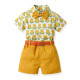 9M-6Y Toddler Short Sleeve Printed Shirt Parent-Child Brother-Sister Set  Toddler Boutique Clothing  