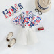 9M-5Y Toddler Boys Independence Day Sets Shirts & Suspender Shorts  Boys Clothing  