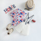 9M-5Y Toddler Boys Independence Day Sets Shirts & Suspender Shorts  Boys Clothing  