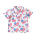 9M-5Y Toddler Boys Independence Day Flag Print Lapel Collar Polo Shirt  Boys Clothes  