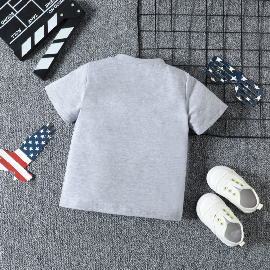18M-6Y Toddler Independence Day Flag Print T-Shirt  Toddler Boutique Clothing  