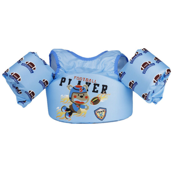 2-6Y Life Jackets For Kids Cute Cartoon Style  Kids Swim Vest  Ring Swimming Accessory  