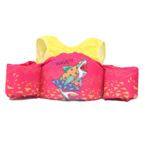 2-6Y Life Jackets For Kids Cute Cartoon Style  Kids Swim Vest  Ring Swimming Accessory  