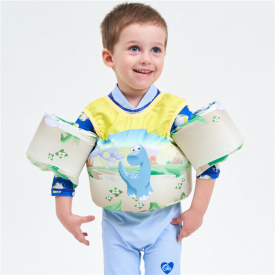 2-6Y Life Jackets For Kids Cute Cartoon Style  Kids Swim Vest  Ring Swimming Accessory  