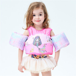 2-6Y Life Jackets For Kids Cute Cartoon Style  Kids Swim Vest  Ring Swimming Accessory  