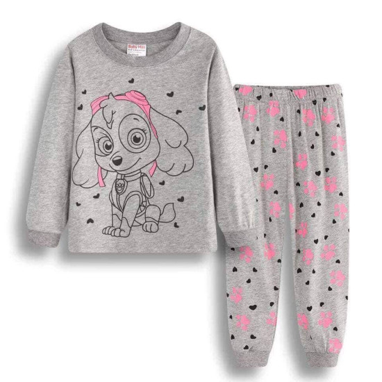 18M-6Y Toddler Loungewear Sets Cartoon Pullover & Pants  Toddler Clothing  