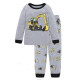 18M-6Y Toddler Boys Nightwear Sets Airplane Digger Pattern Pullover & Pants  Boys Clothing  