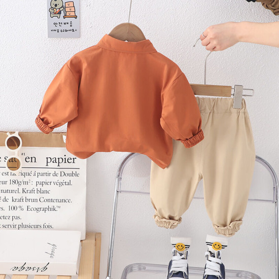 12M-6Y Toddler Boys Sets Dinosaur Shirts And Pants  Boys Clothing  